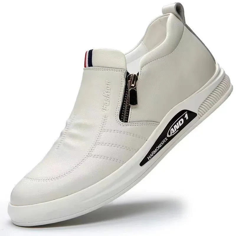 Men's Casual Leather Loafers | Slip-On Moccasins Business Shoes