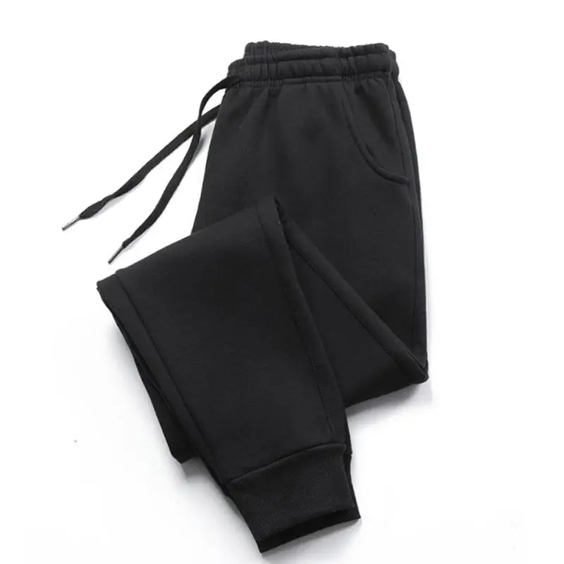 Men's fleece jogger sweatpants by Jelieora Venture, showing the relaxed fit and soft fleece fabric in a casual style.