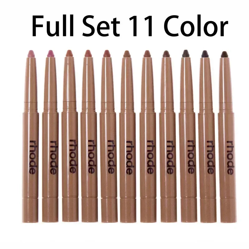 Jelieora Venture Brand Skin Peptide Lip Shape Pen, long-lasting lip tint and lip liner in a sleek makeup pencil with glossy finish.