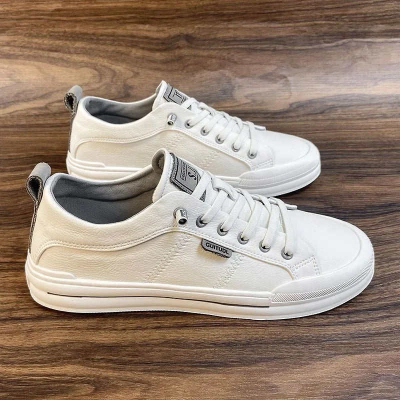 Men's Jelieora Venture low-top casual sneakers showing breathable fabric uppers and white rubber soles.