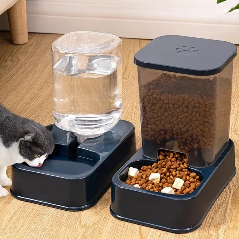 Jelieora Venture automatic pet feeder and waterer for dogs and cats with portion control, battery-free pet accessory.