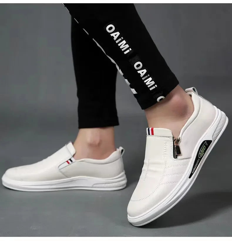 Men's Casual Leather Loafers | Slip-On Moccasins Business Shoes