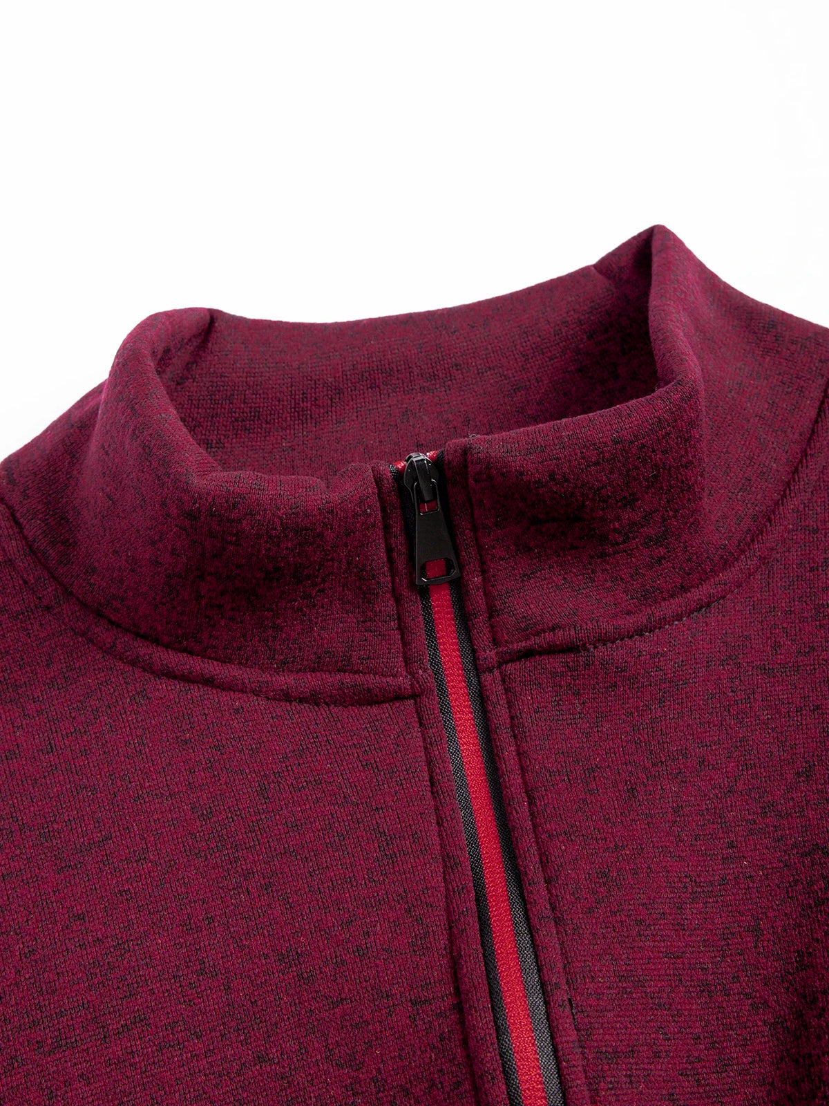 Men's fleece zip jacket by Jelieora Venture, featuring a cozy fleece material and front zipper, ideal for outdoor wear.