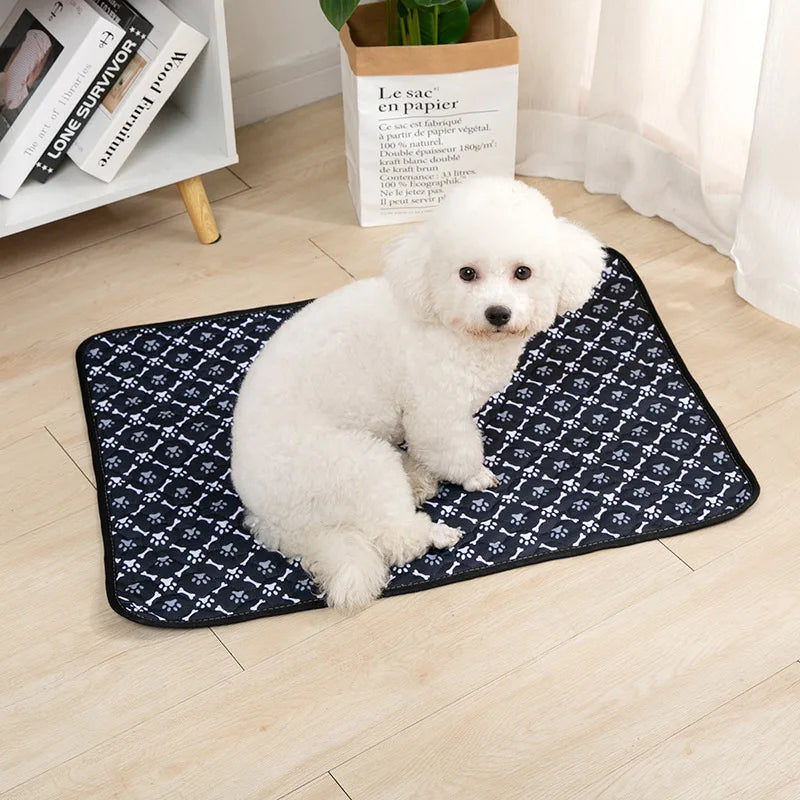 Jelieora Venture reusable dog pee pad blanket with absorbent surface, pet bed, and urine mat for puppy training and pet car seat cover
