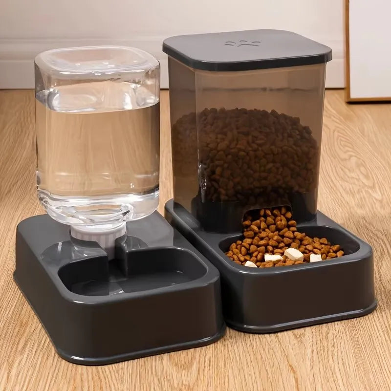 Jelieora Venture automatic pet feeder and waterer for dogs and cats with portion control, battery-free pet accessories.