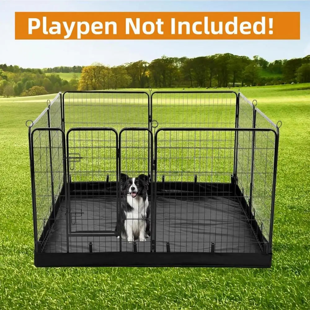 Jelieora Venture washable dog playpen mat with waterproof Oxford cloth, suitable for indoor pet training and puppy whelping.