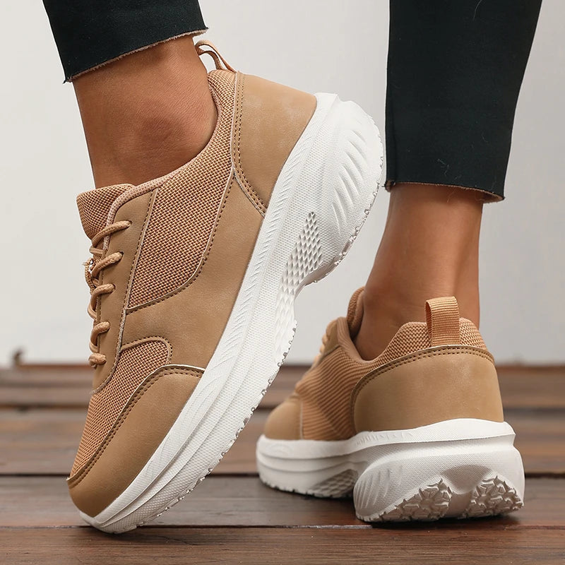 Women's wide fit slip-on comfort walking shoes by Jelieora Venture, featuring cushioned insoles and supportive design.