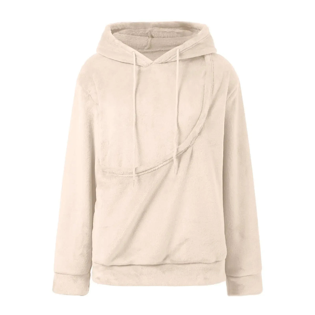 Unisex pet carrier hoodie by Jelieora Venture featuring a cozy, stylish design with a built-in space for carrying small pets.