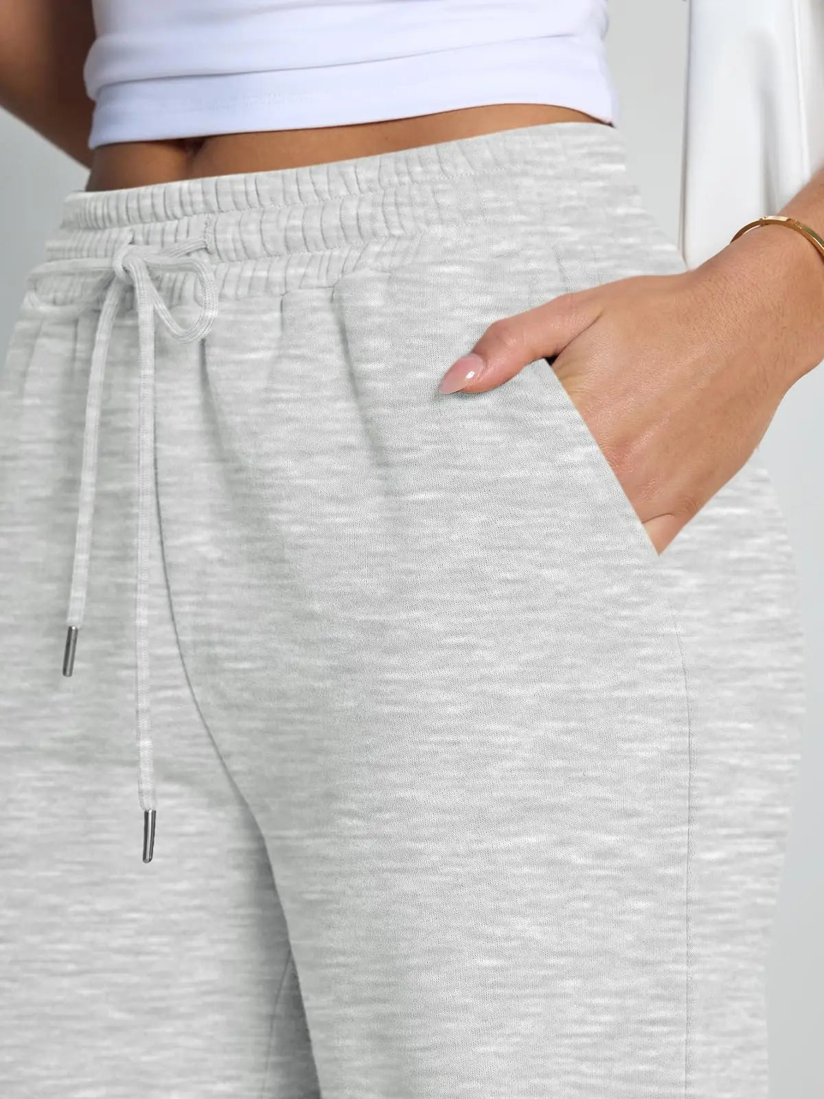 Women's wide leg jogger sweatpants by Jelieora Venture, featuring a relaxed fit and comfortable drawstring waist.