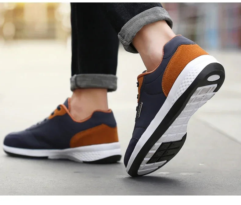 Men's waterproof trainers by Jelieora Venture featuring a sleek design and durable waterproof material for all-weather wear.
