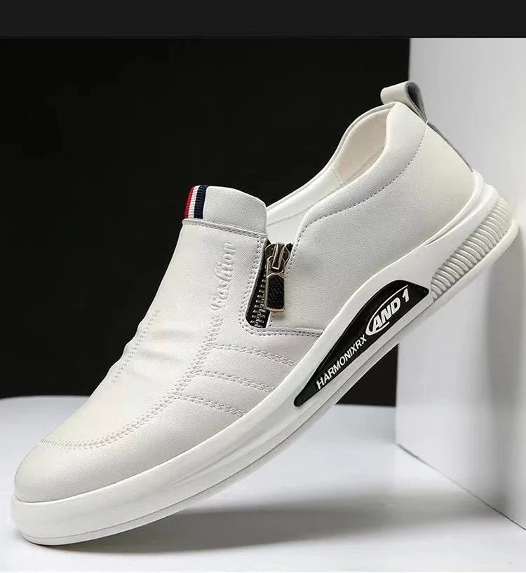 Men's Casual Leather Loafers | Slip-On Moccasins Business Shoes