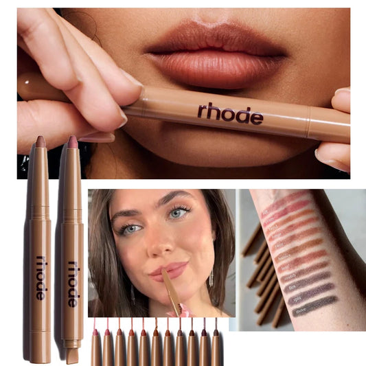 Jelieora Venture lip liner pen with long-lasting lip tint and gloss, featuring a sleek design for precise lip makeup application.