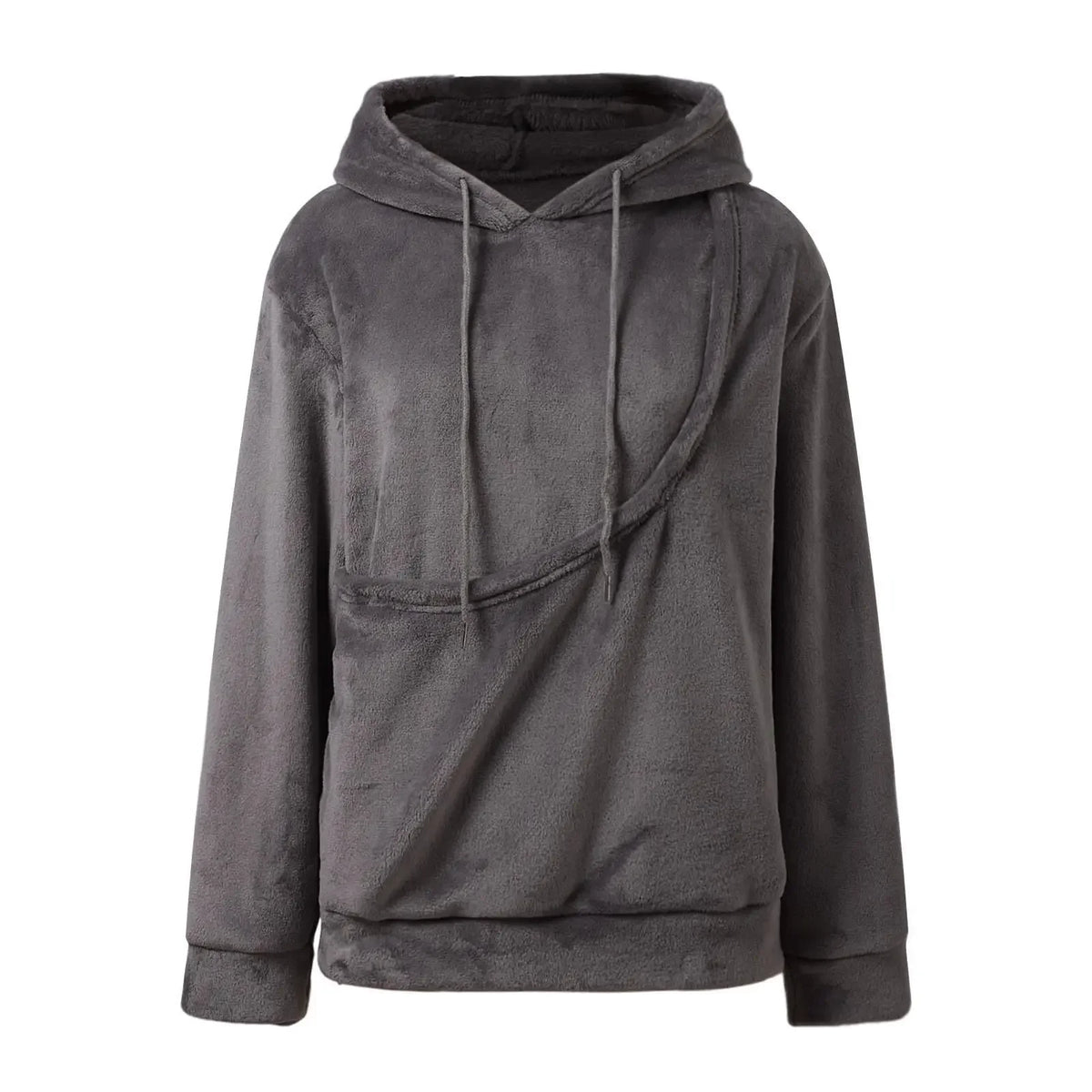 Unisex pet carrier hoodie by Jelieora Venture featuring a cozy design with a built-in pet pocket and soft fabric for comfort.