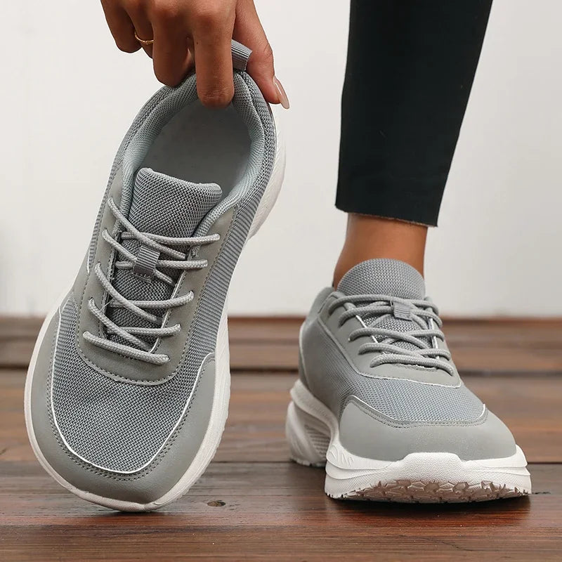 Women's wide fit slip-on comfort walking shoes by Jelieora Venture, featuring cushioned insoles and supportive design.