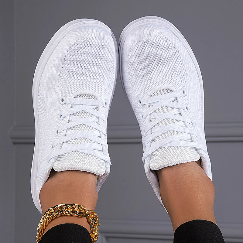 Women's breathable mesh chunky sneakers by Jelieora Venture featuring stylish design and comfortable, lightweight footwear.