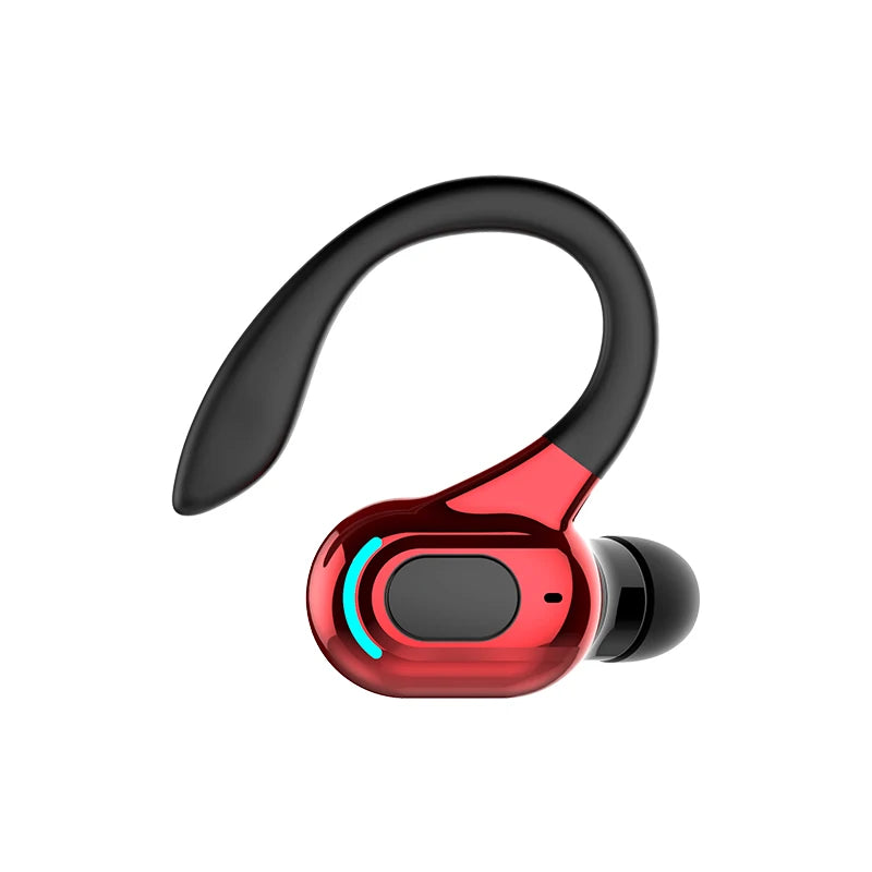 Bluetooth 5.2 Single Ear Wireless Earphone with Mic – Waterproof Mini Ear Hook (1 Earbud)