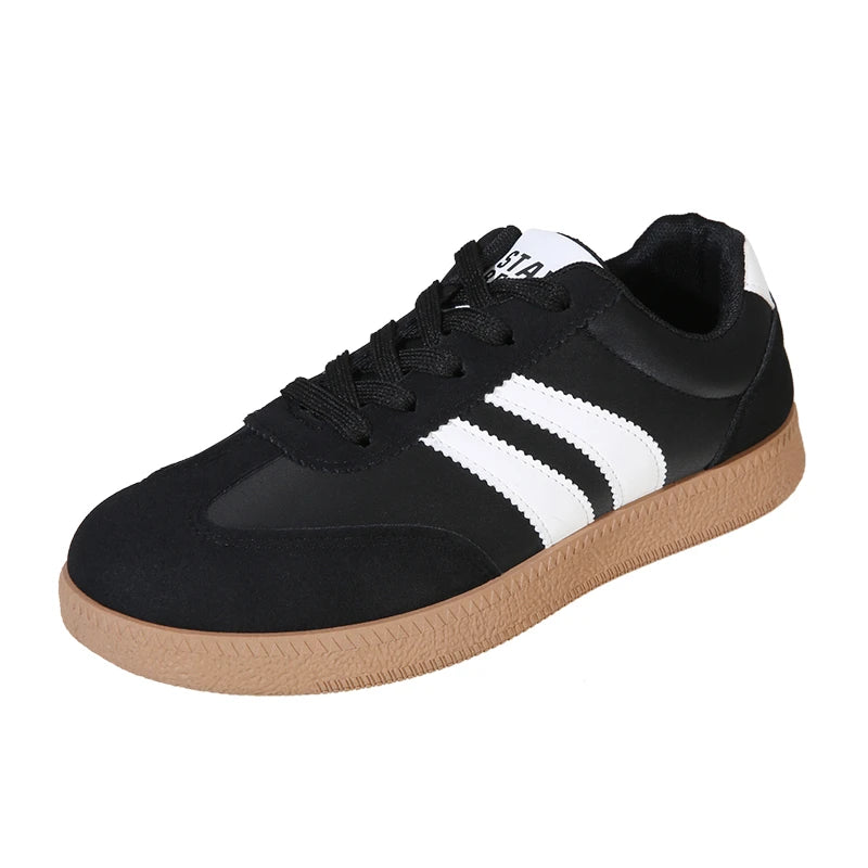 Women's Contrast Colour Casual Sport Sneakers | Lightweight Non-Slip Trainers