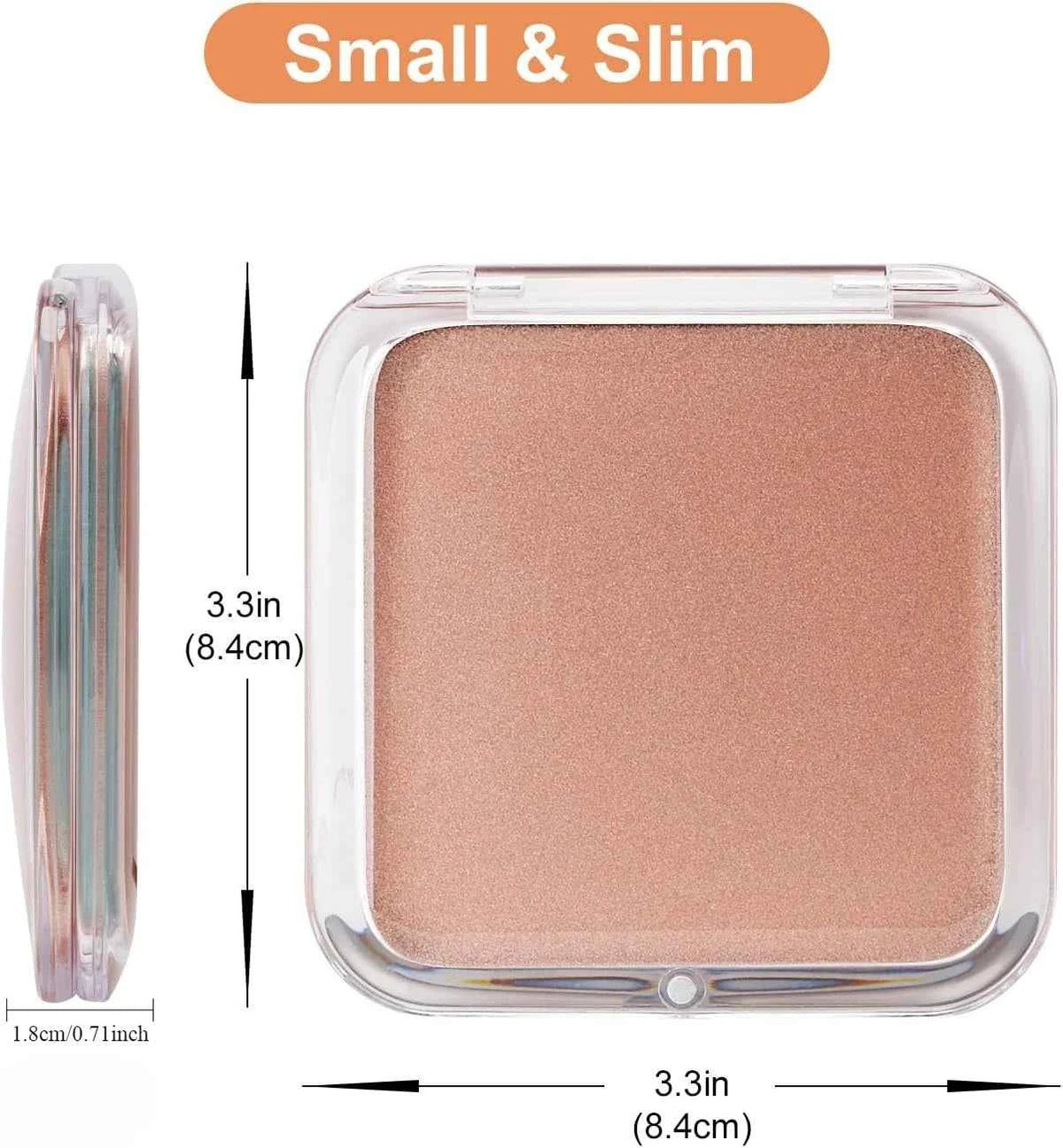 Compact 30x Magnifying Makeup Mirror with Tweezers | Travel Pocket Mirror