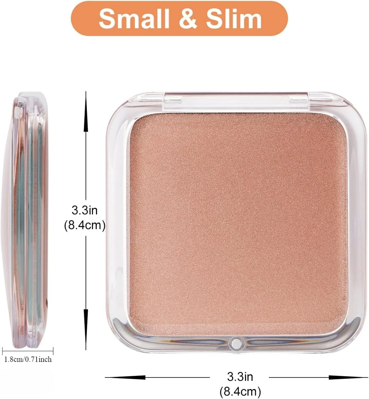 Compact 30x Magnifying Makeup Mirror with Tweezers | Travel Pocket Mirror