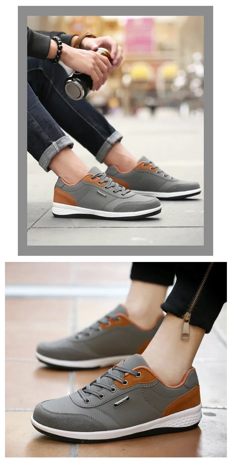 Men's waterproof trainers by Jelieora Venture, featuring durable design and slip-resistant soles for outdoor activities.