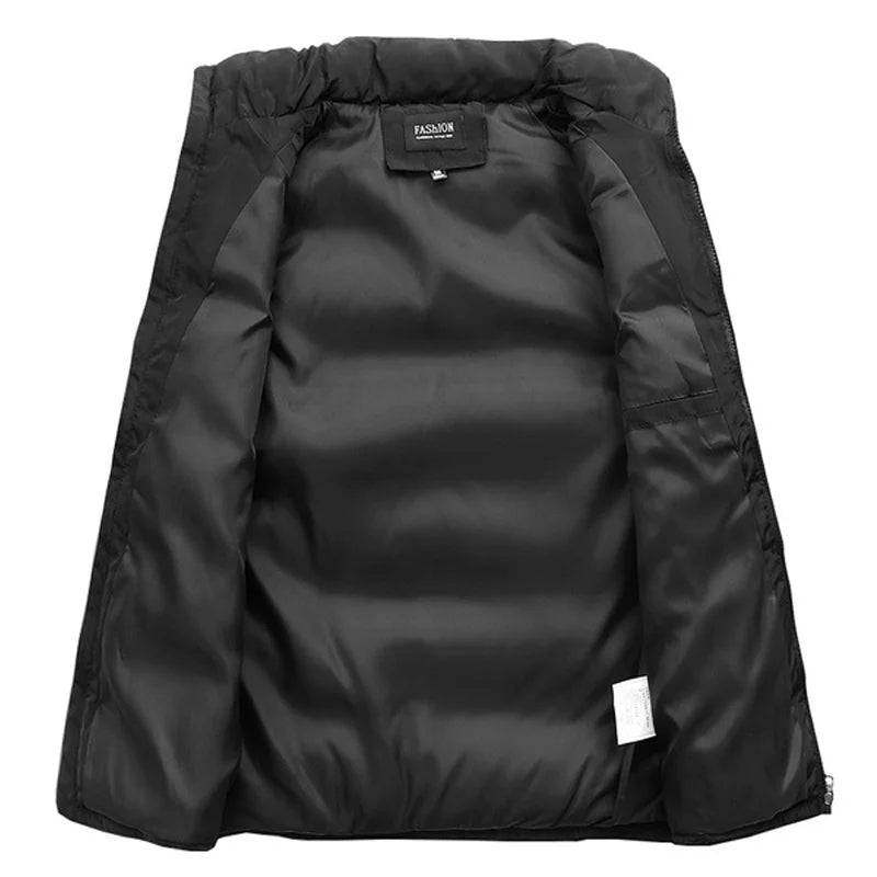 Men's slim fit vest jacket by Jelieora Venture, shown in a sleek design with a tailored fit in UK style.