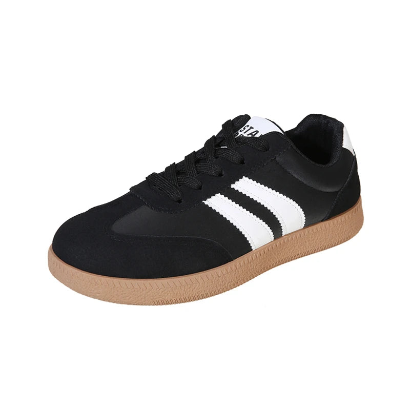 Women's Contrast Colour Casual Sport Sneakers | Lightweight Non-Slip Trainers
