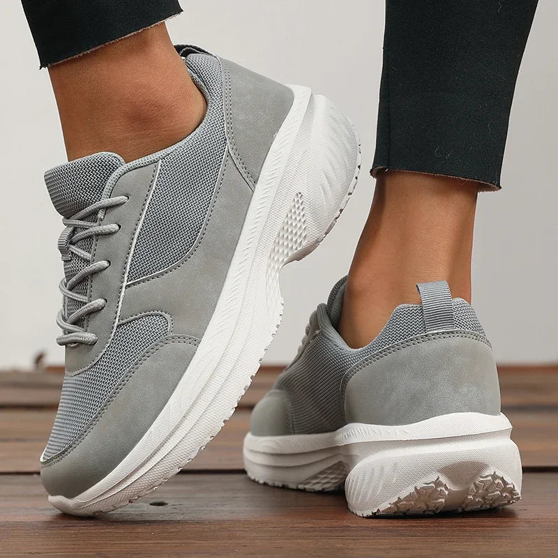 Women's wide fit slip-on comfort walking shoes by Jelieora Venture, featuring supportive design and breathable material.
