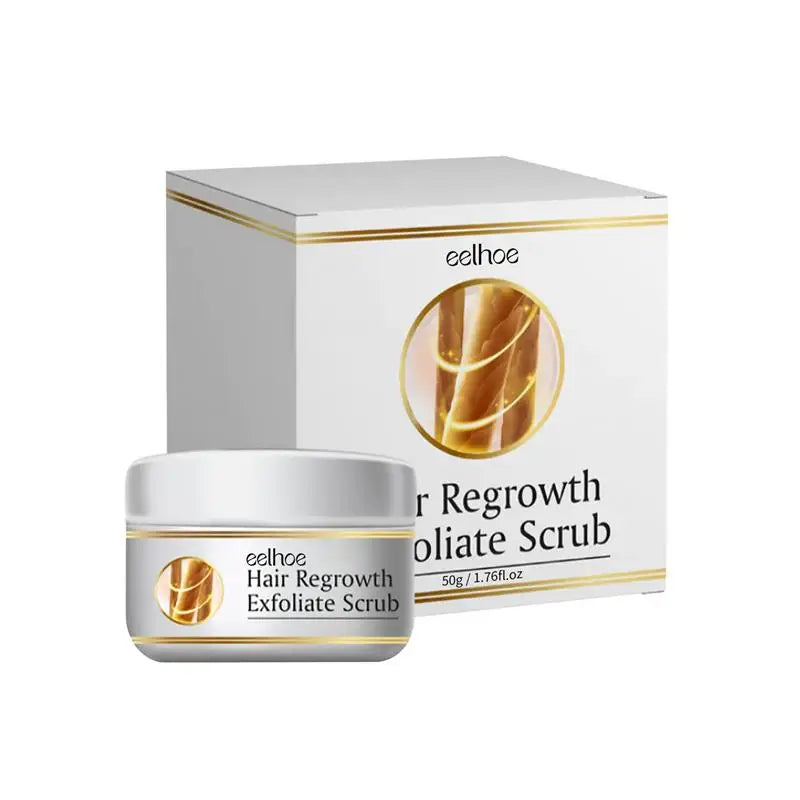 Jelieora Venture scalp exfoliating scrub and treatment cream in a jar, designed for hair and scalp care.