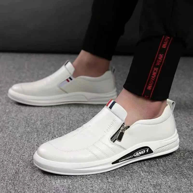 Men's Casual Leather Loafers | Slip-On Moccasins Business Shoes