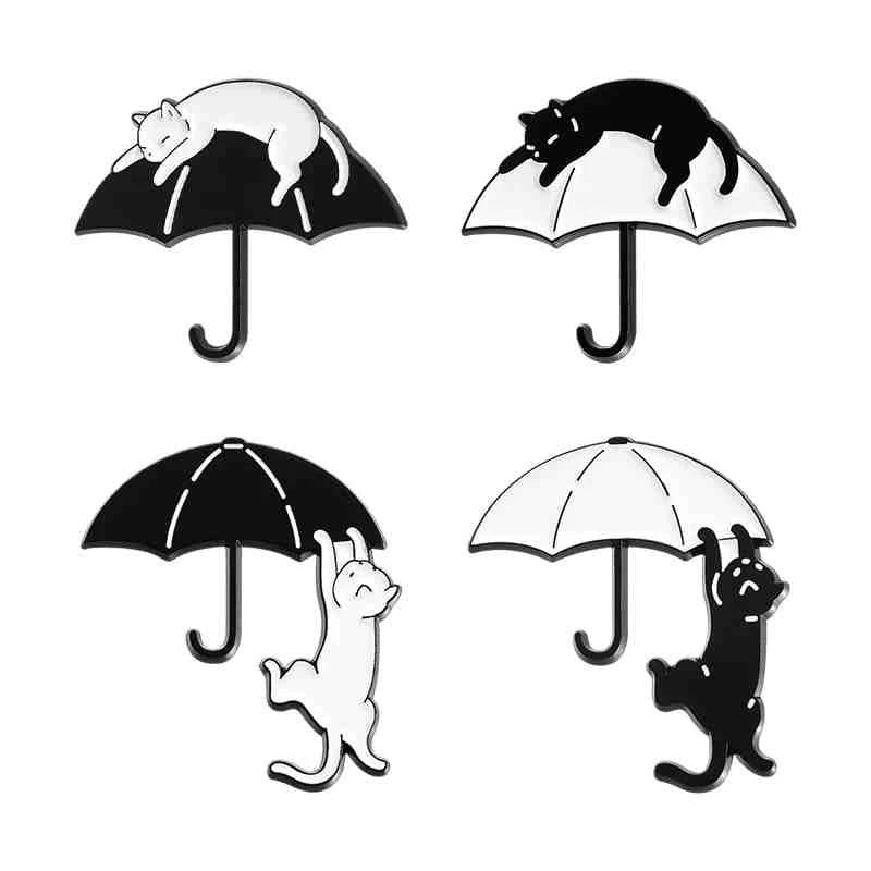 Cute Animals Enamel Pins Set: Adorable Cat & Capybara Badges for Every Outfit