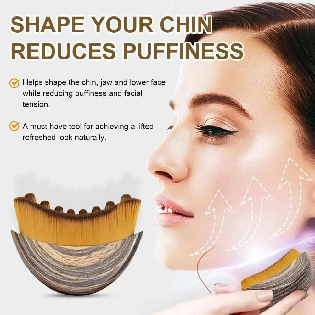 Lymphatic Contour Face Brush | Chin & Jawline Sculpting Massager