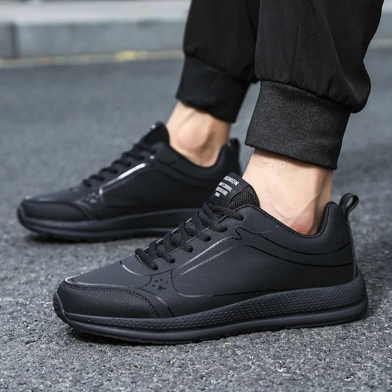 Men's High Top Faux Suede Lace-Up Casual Boots