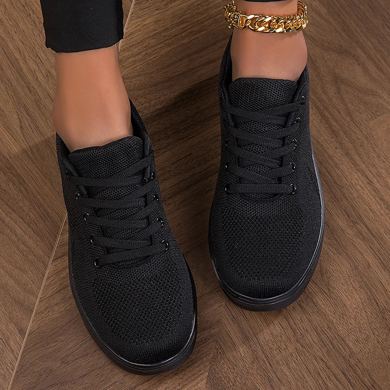 Women's breathable mesh chunky sneakers by Jelieora Venture with stylish design and cushioned soles for comfortable wear.