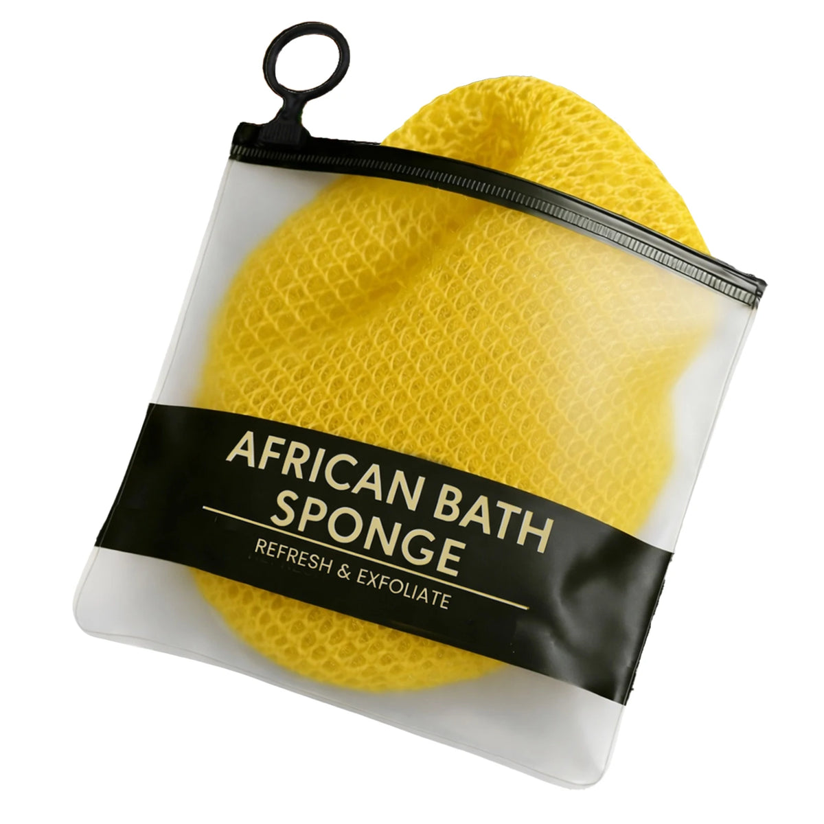 African net sponge exfoliating body scrubber from Jelieora Venture, long nylon bath net and back scrubber for skincare and shower use.