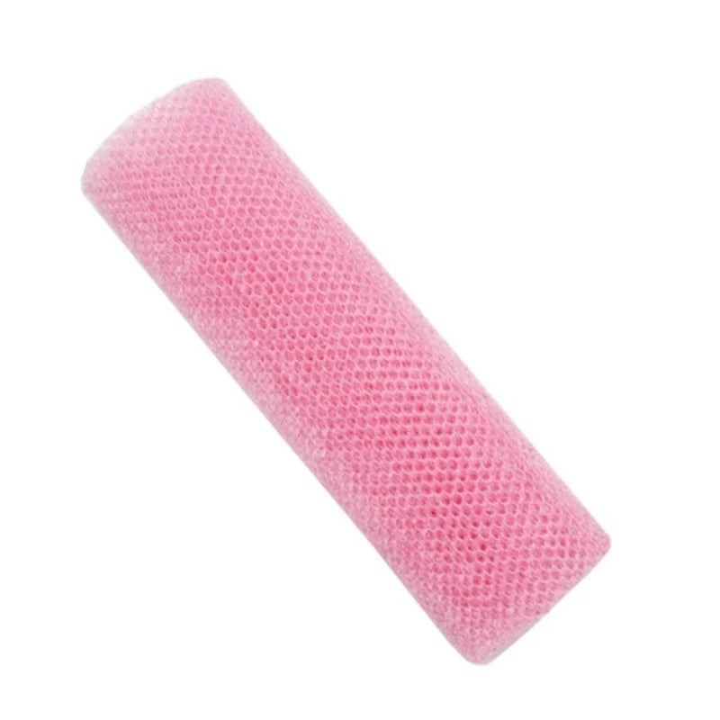 African net bath sponge from Jelieora Venture, double-sided loofah towel for exfoliating and smoothing skin during shower.
