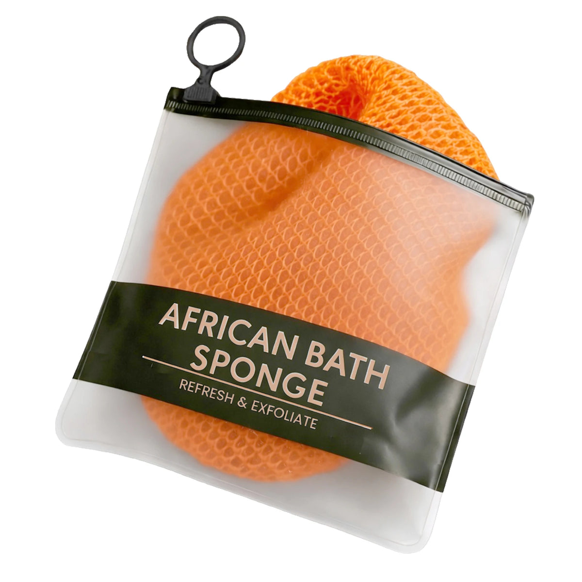 African net sponge exfoliating body scrubber from Jelieora Venture, long nylon shower washcloth for back and body skincare.