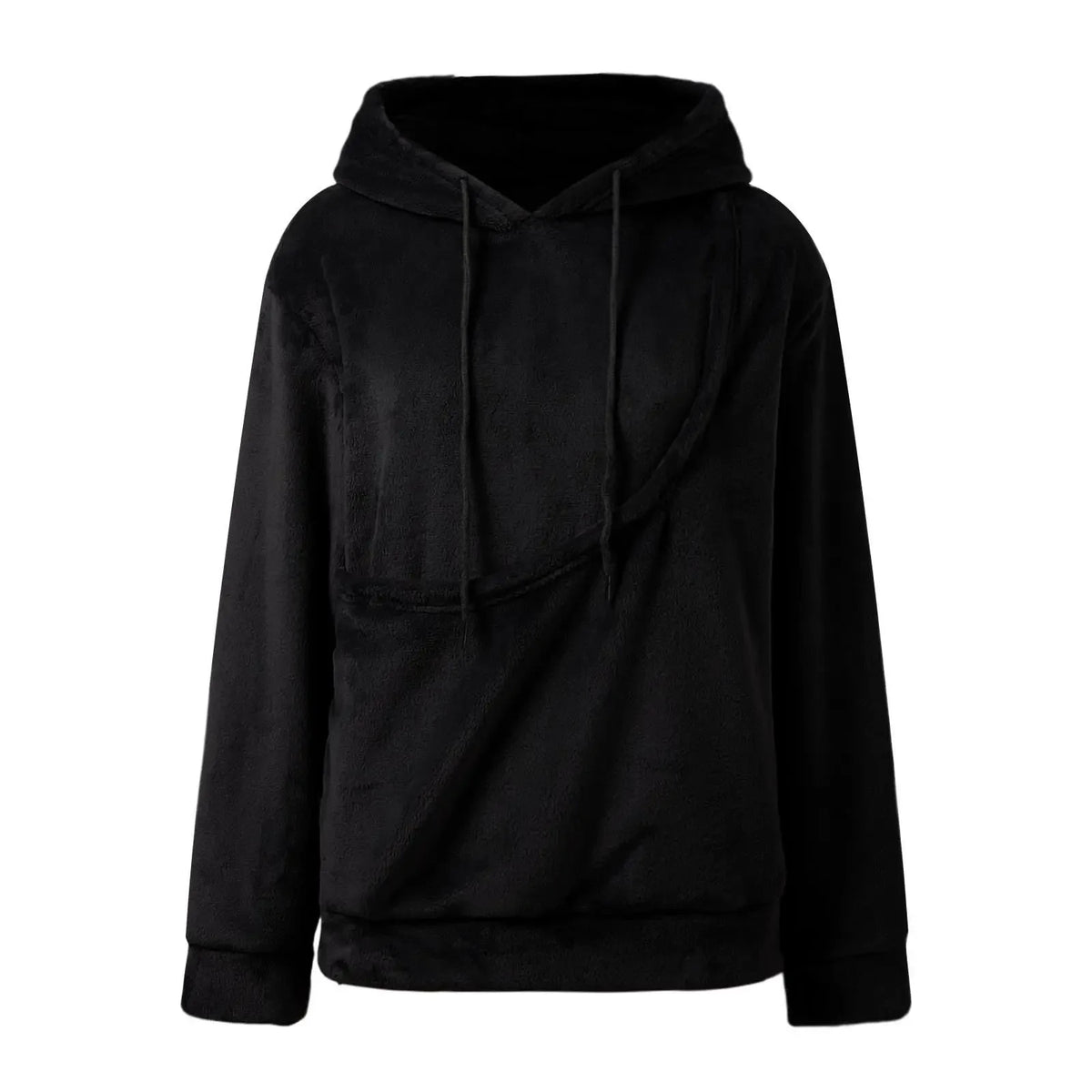 Unisex Pet Carrier Hoodie by Jelieora Venture showing a cozy, stylish hoodie with a built-in pet carrier pocket for small animals.