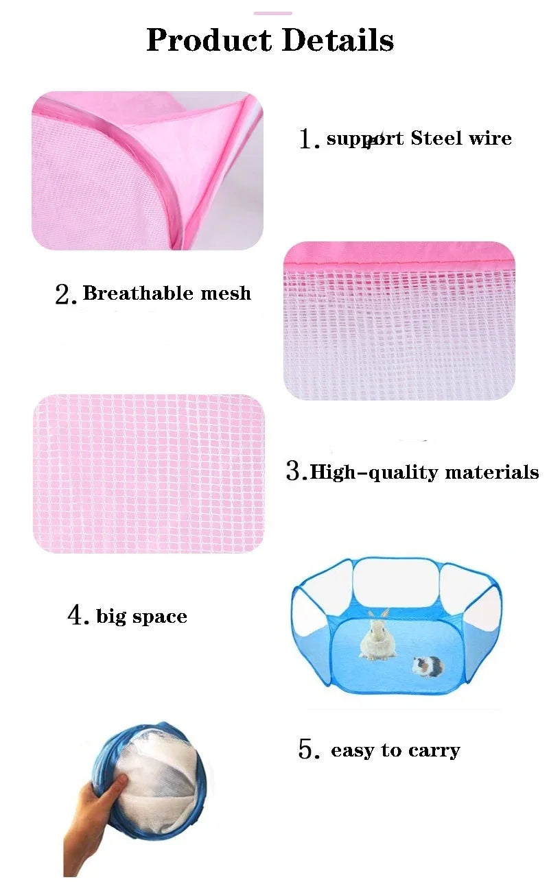 Foldable Jelieora Venture pet playpen with mesh sides and easy fold design, ideal for indoor and outdoor use.