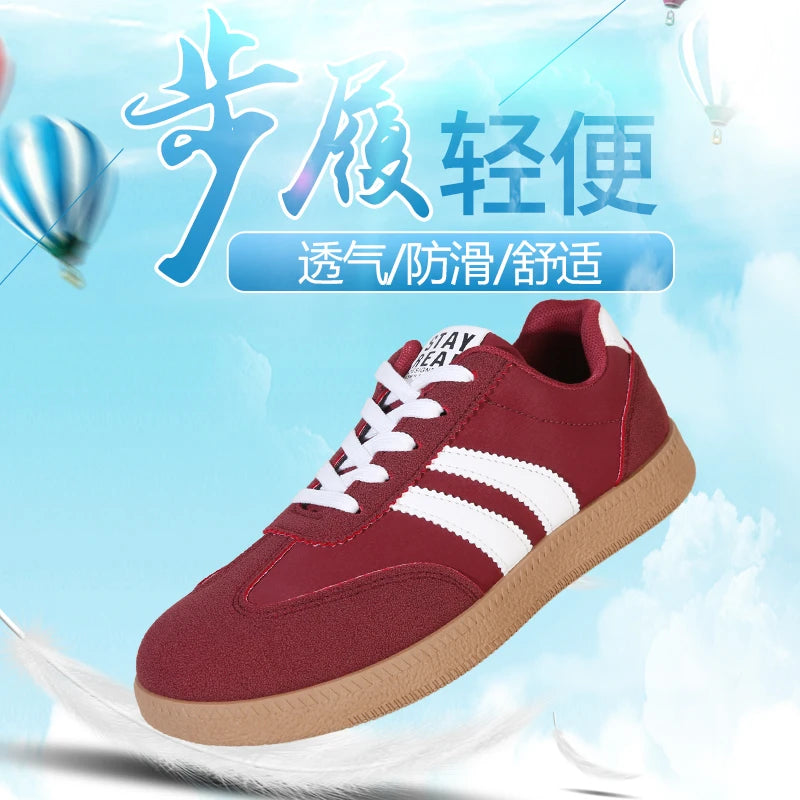 Women's Contrast Colour Casual Sport Sneakers | Lightweight Non-Slip Trainers