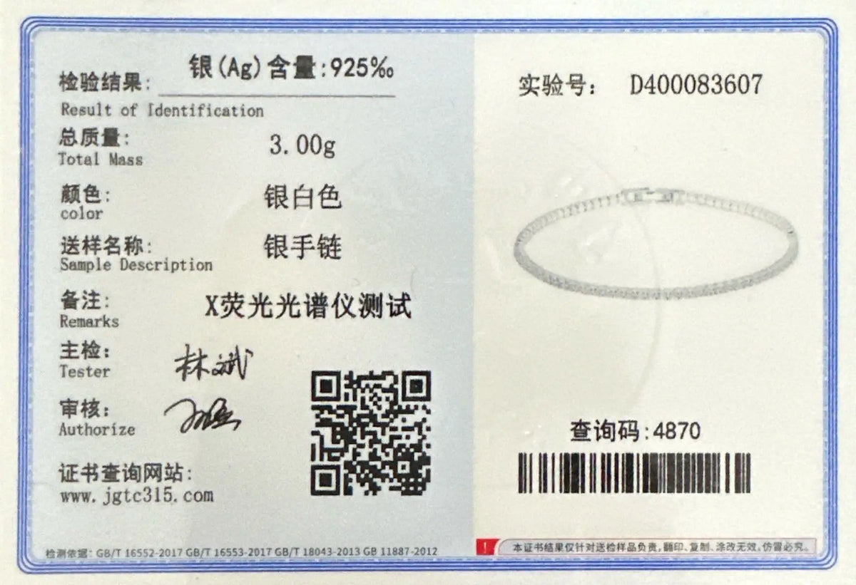 Sterling silver tennis bracelet with zirconia stones, adjustable 16-19cm, elegant jewelry piece by Jelieora Venture
