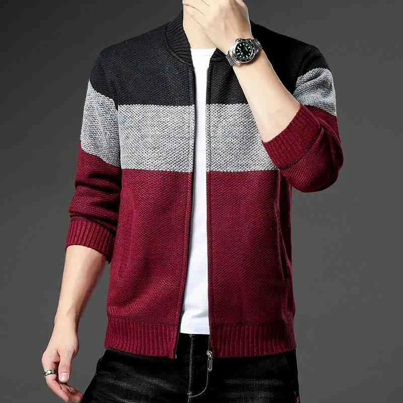 men's knitted cardigan jumper