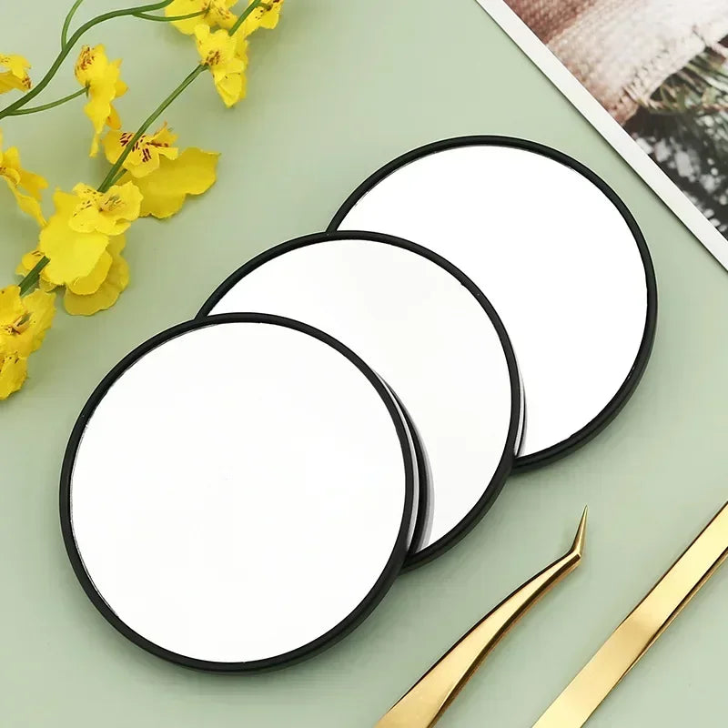Round Magnifying Mirror with Suction Cup | 5x 10x 15x Bathroom Mirror