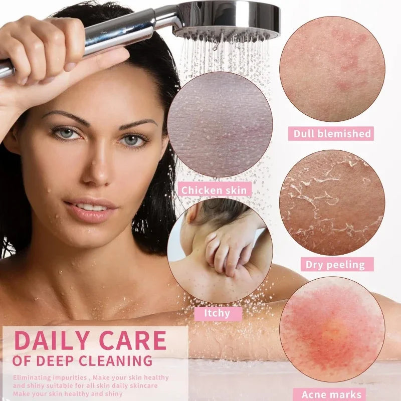 Jelieora Venture African Net bath sponge for exfoliating and cleansing the back and body during showering.