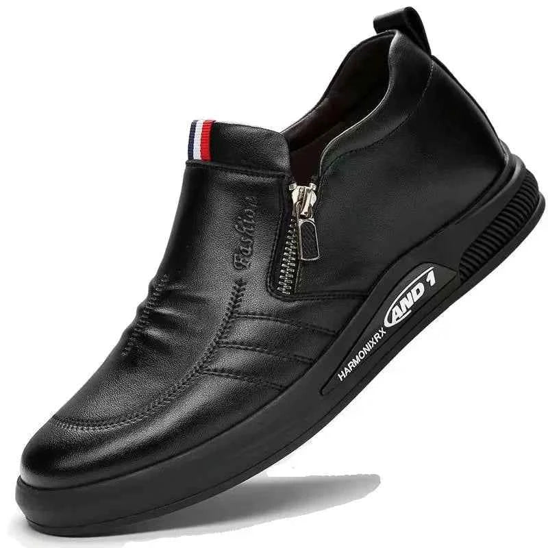 Men's Casual Leather Loafers | Slip-On Moccasins Business Shoes