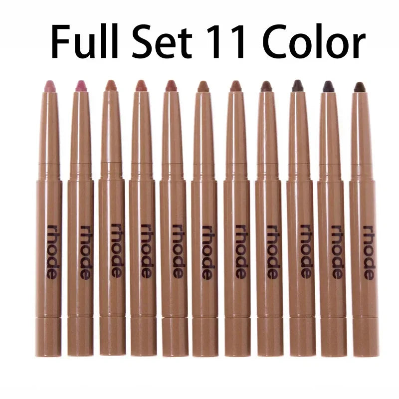 Jelieora Venture peptide lip liner pencil with long-lasting lip tint, showcasing a sleek lip makeup product with a smooth application.