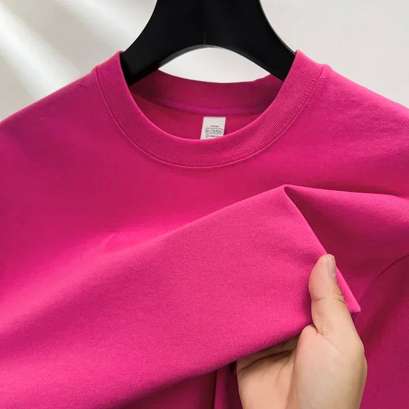 Men's 100% cotton round neck T-shirt by Jelieora Venture, featuring a breathable, casual everyday tee in a versatile design.