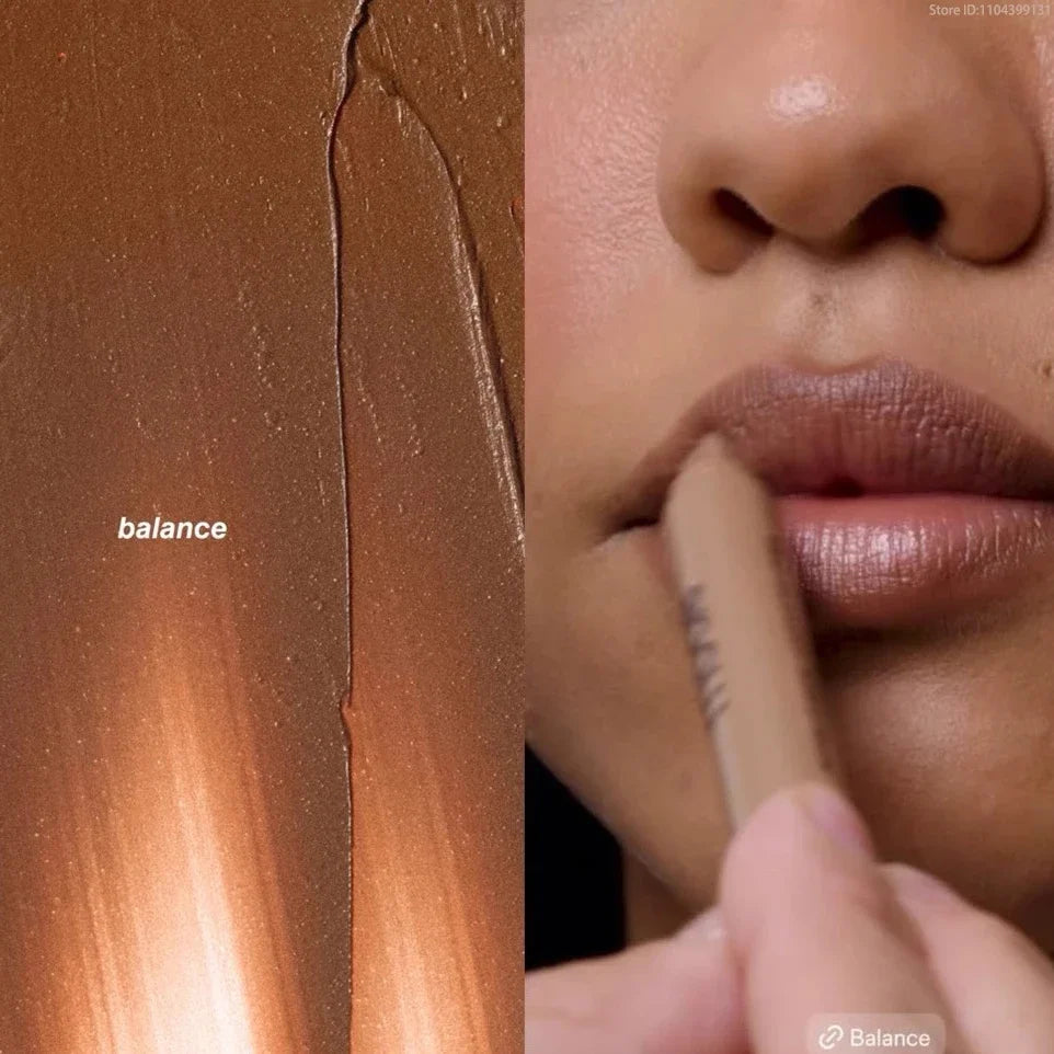 Jelieora Venture Lip Shape Pen lip liner and long-lasting lip tint in sleek pencil form, featuring a glossy finish for lip makeup.
