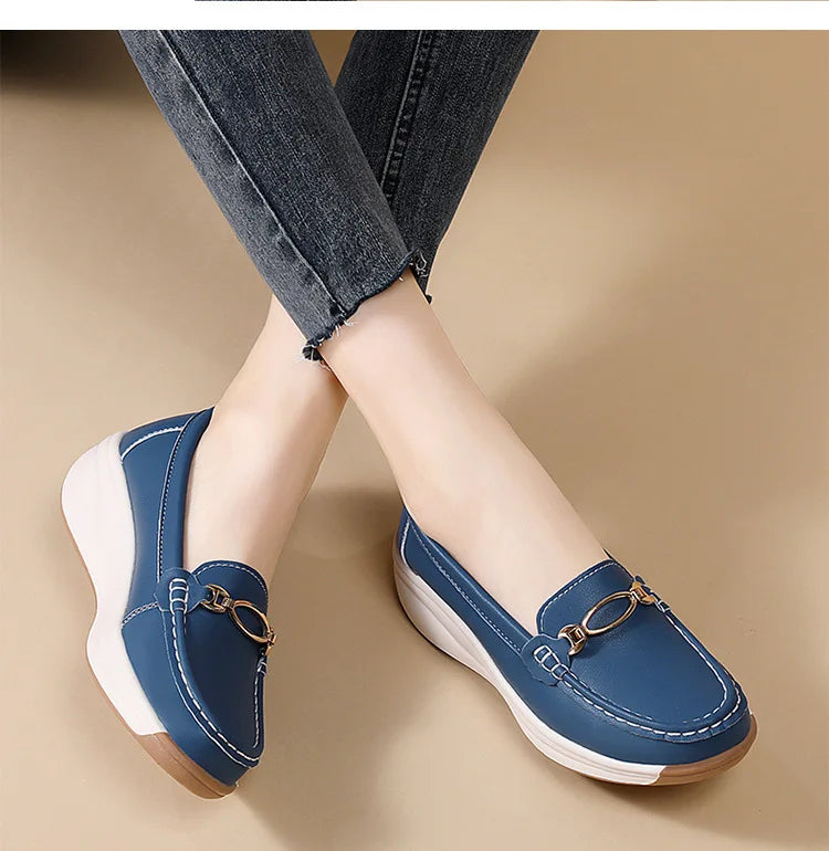 Women's cork sole suede mule clogs by Jelieora Venture featuring a stylish, comfortable slip-on design with a natural finish.