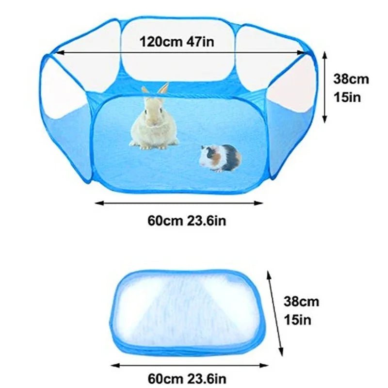Foldable Jelieora Venture pet playpen with mesh sides and lightweight frame, designed for easy setup and portable indoor or outdoor use.