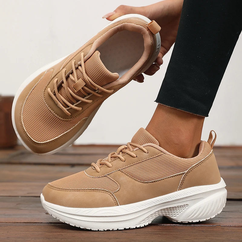 Women's wide fit slip-on comfort walking shoes by Jelieora Venture featuring cushioned soles and breathable fabric.